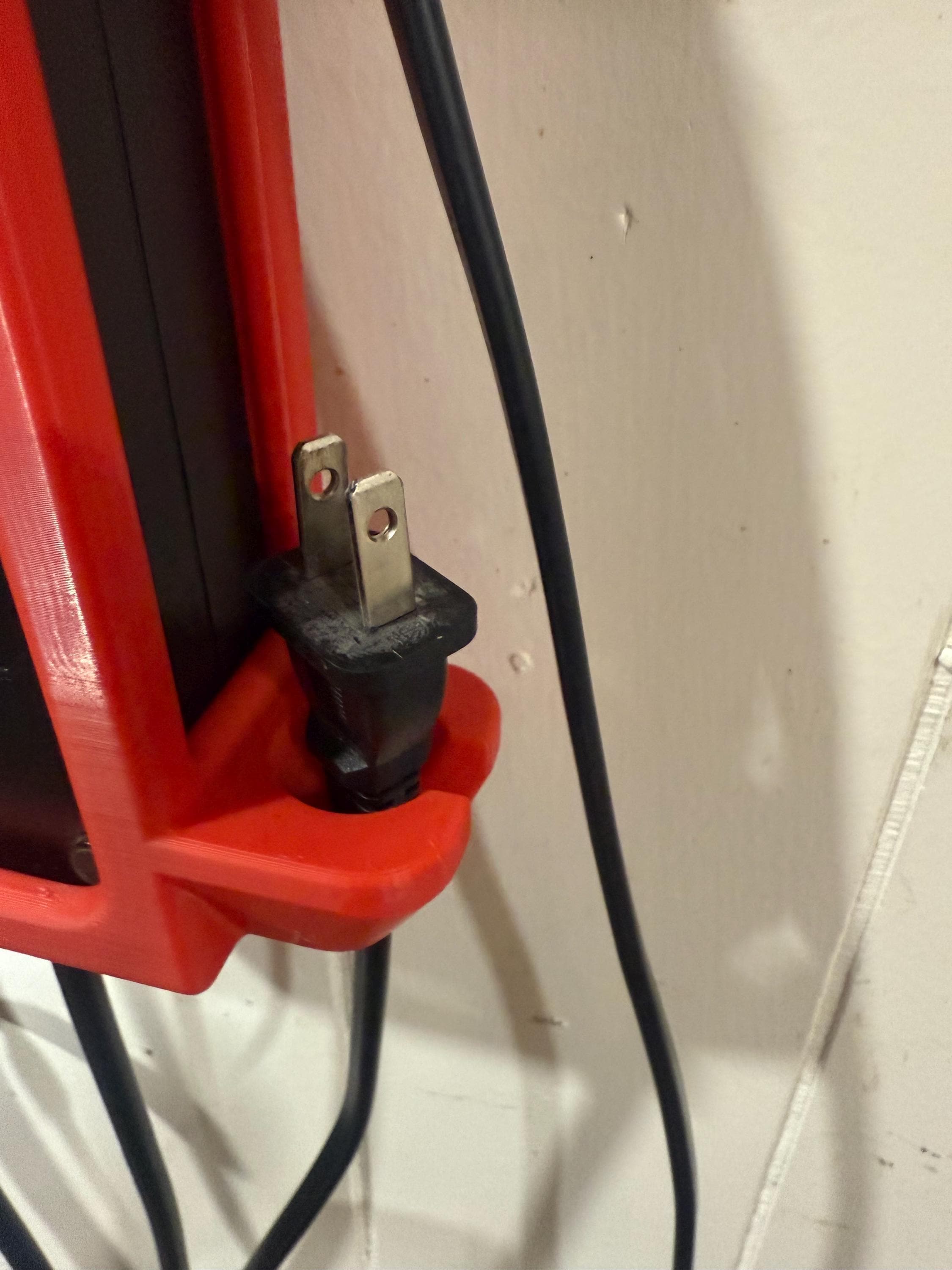 Custom Sized E-Bike Charger Wall Mount | Universal 3D Printed Holder | Gaming Laptop Power Brick | Made in USA