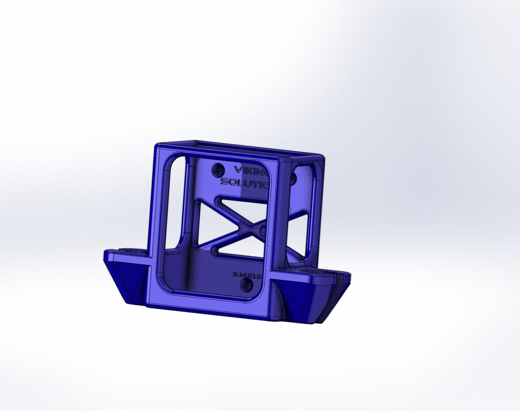 Custom Sized E-Bike Charger Wall Mount | 3D Printed to Order | Universal Fit | Ventilated | Made in USA