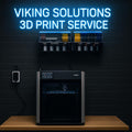 Custom 3D Printing Service | STL File Printing | Pla Petg Tpu Abs | Prototypes, Parts & Models | Bambu Lab H2D | Made in USA