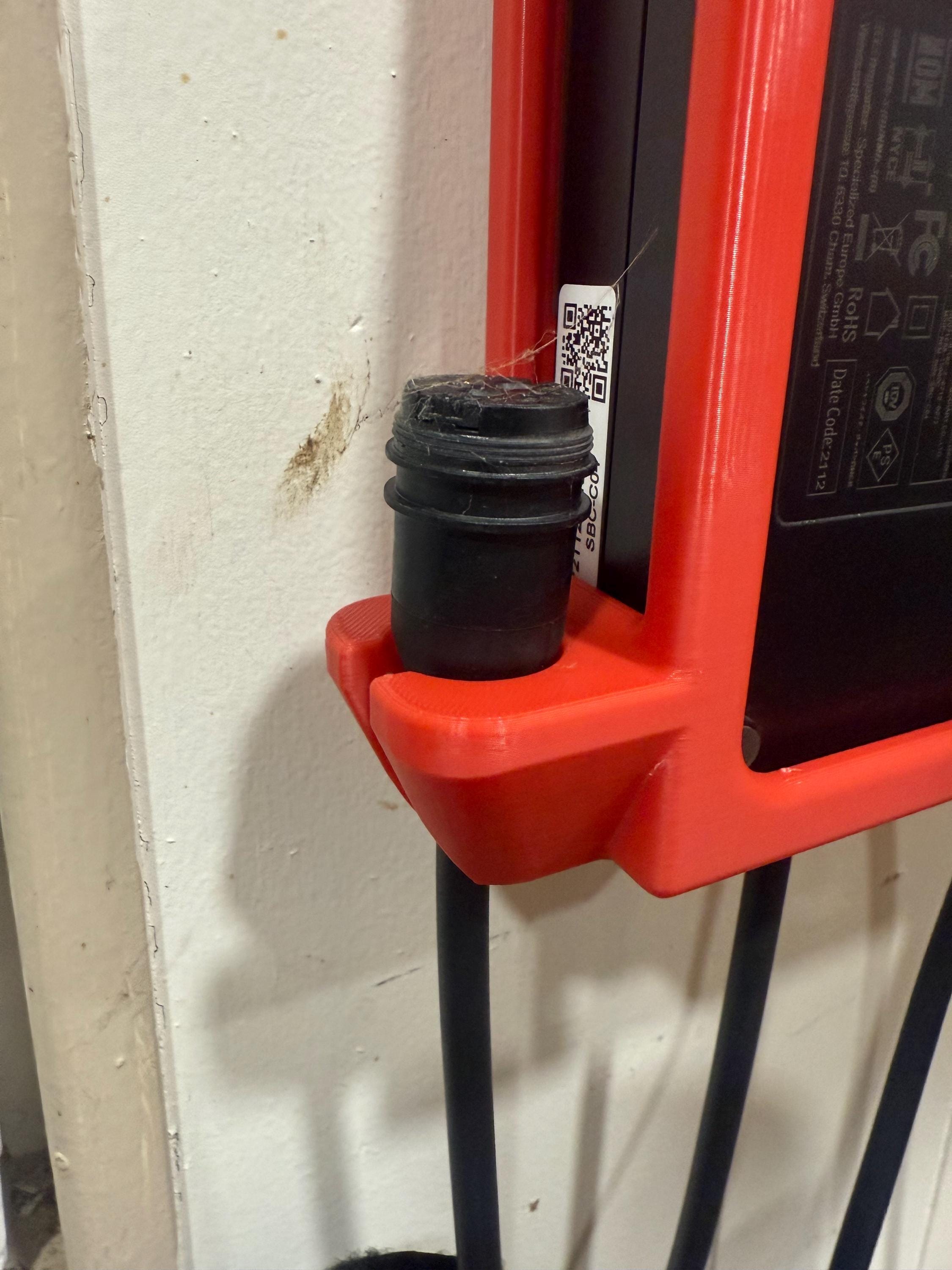 Custom Sized E-Bike Charger Wall Mount | Universal 3D Printed Holder | Gaming Laptop Power Brick | Made in USA