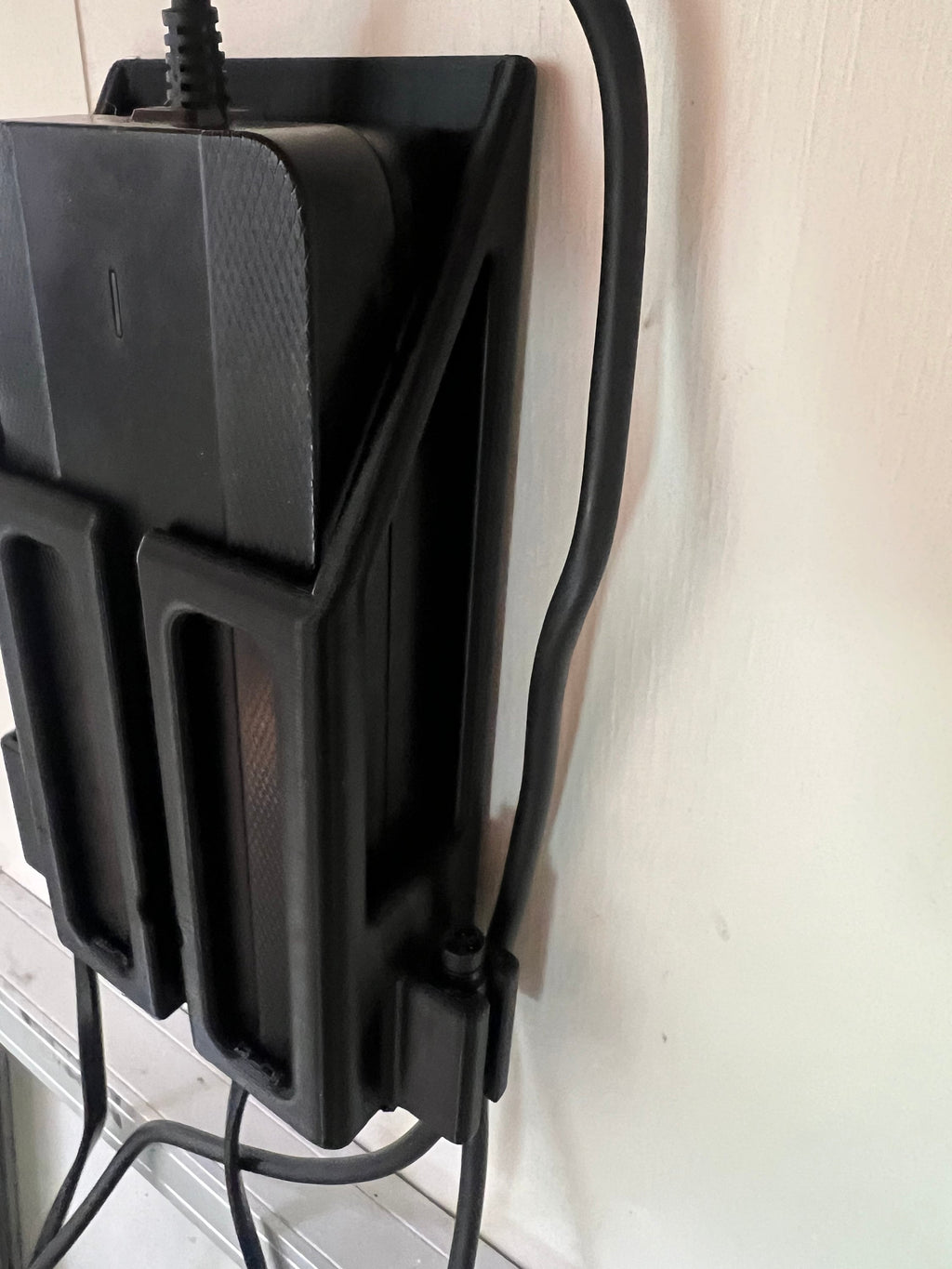 Aventon E-Bike Charger Wall Mount Holder | 3D Printed | Ventilated | Cord Organizer | Made in USA