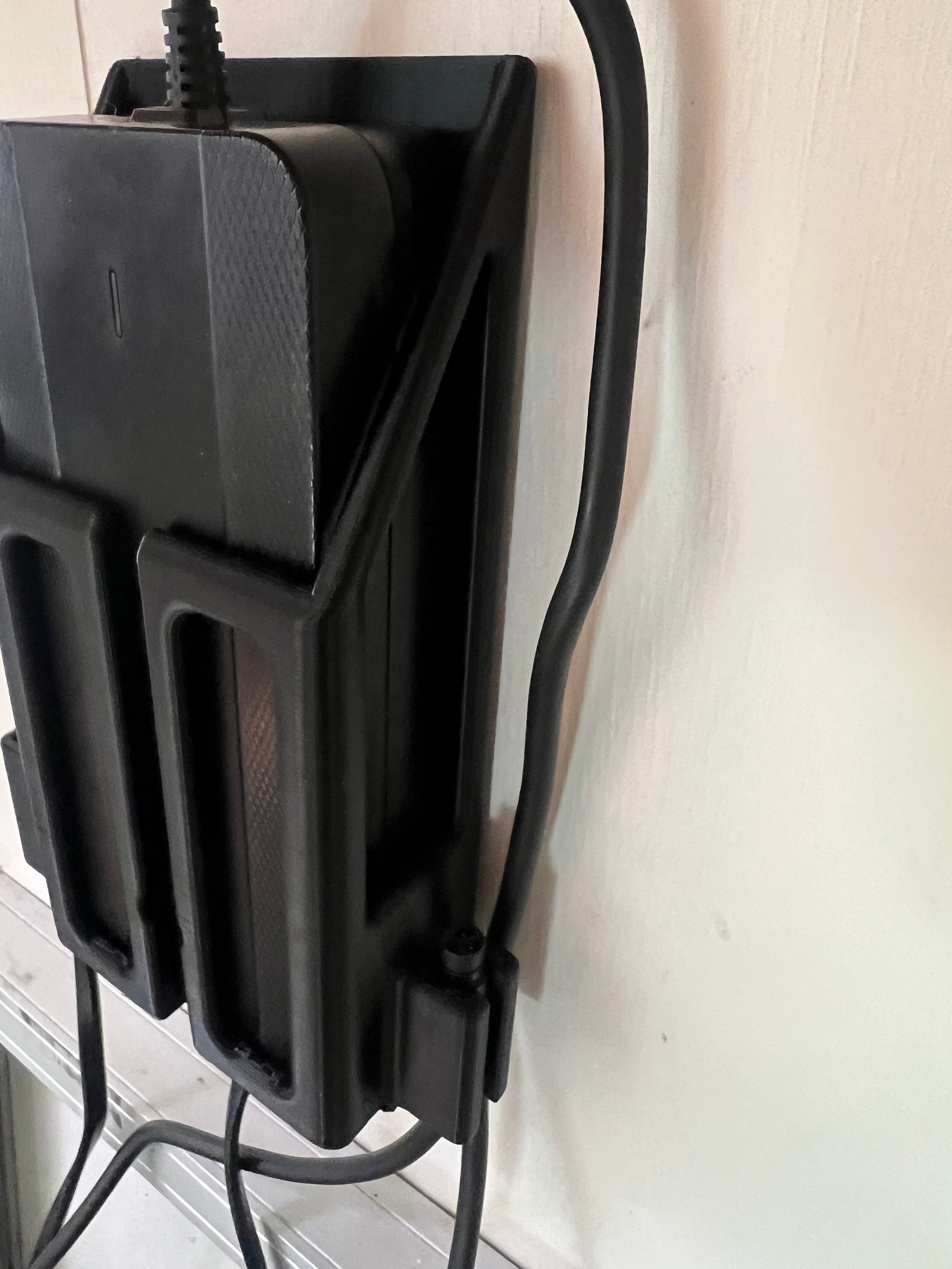 Aventon E-Bike Charger Wall Mount Holder | 3D Printed | Ventilated | Cord Organizer | Made in USA
