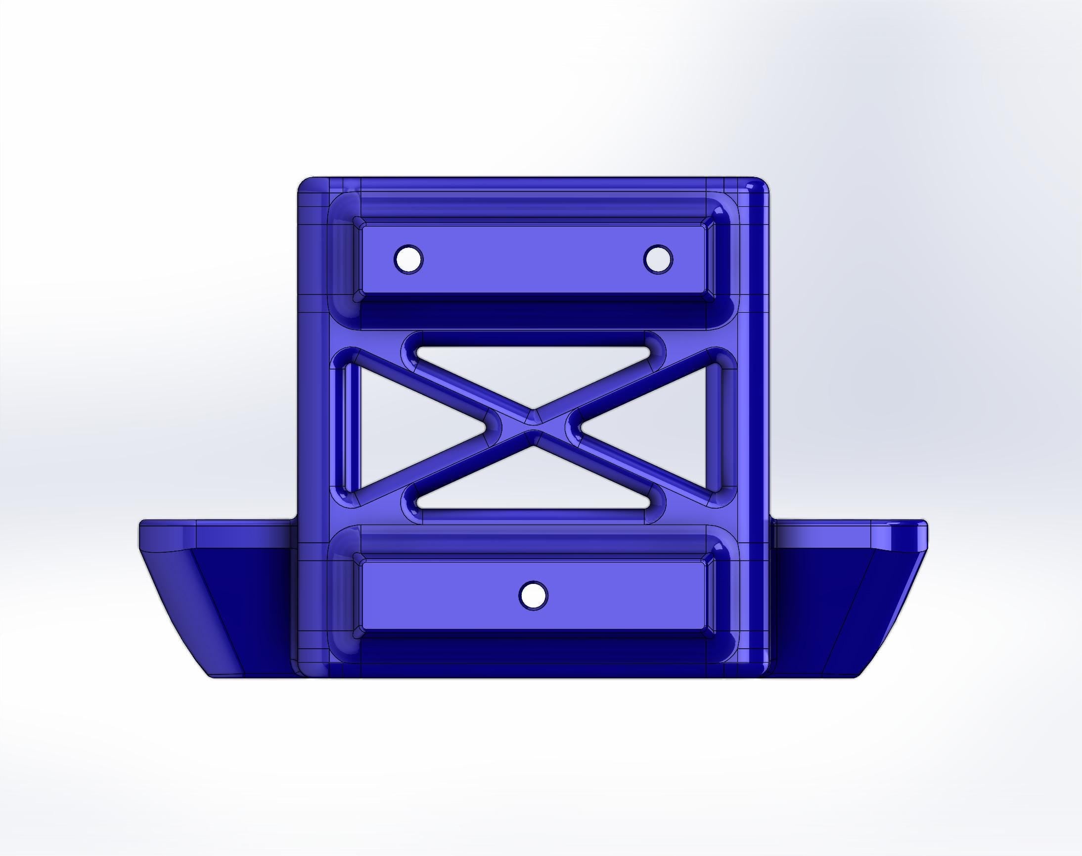 Custom Sized E-Bike Charger Wall Mount | 3D Printed to Order | Universal Fit | Ventilated | Made in USA