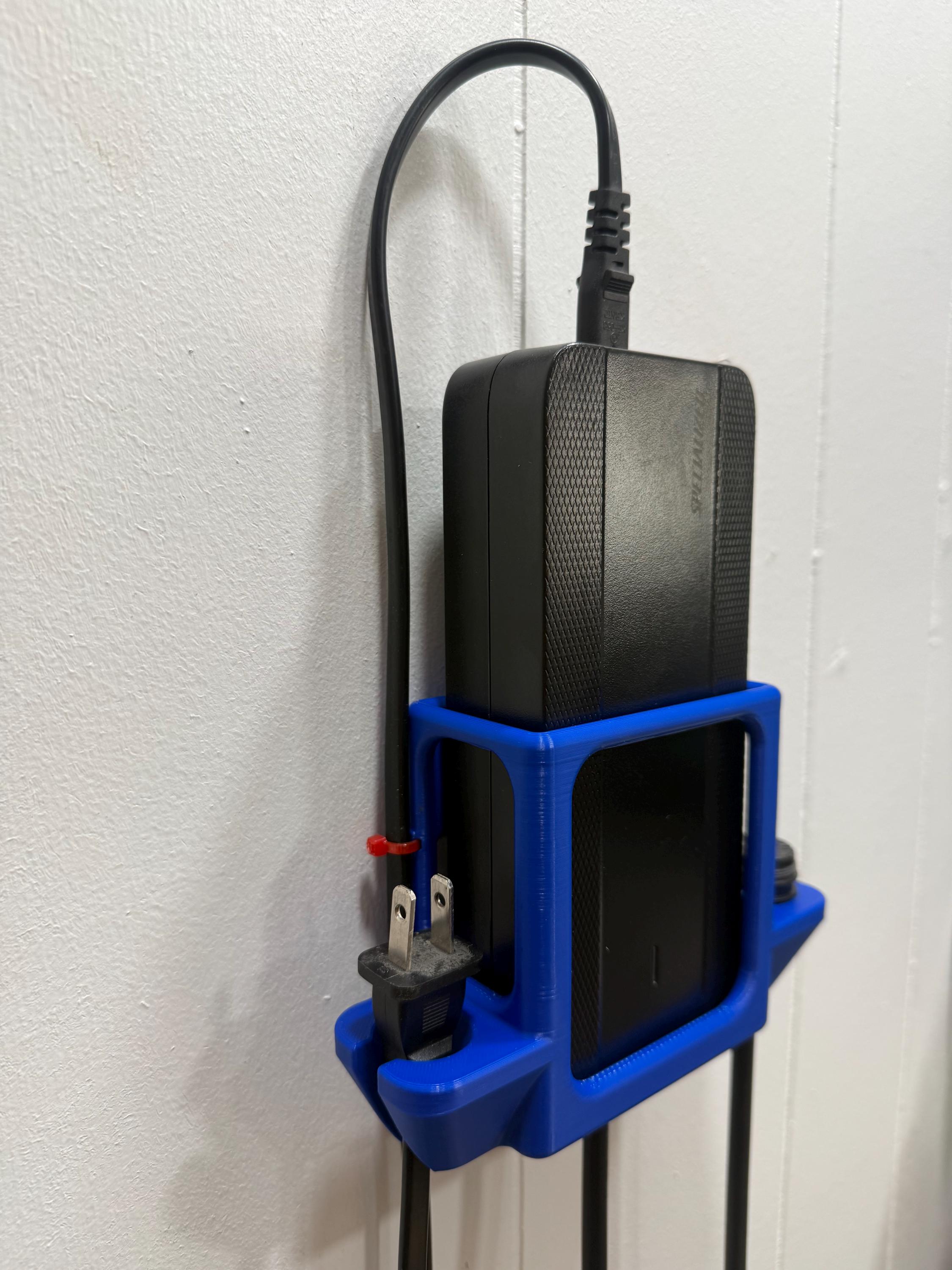 Specialized Turbo Levo Charger Holder | Wall Mount for Gen 3 eBike Charger 98916-5643 | Ventilated 3D Printed, Made in USA